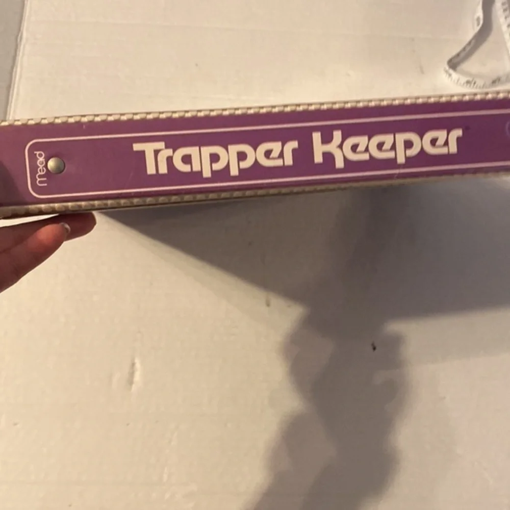 Vintage video Rock Trapper Keeper notebook